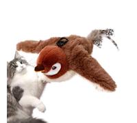 Juguetes interactivos de animales de pájaros voladores | Juguetes con hierba gatera para gatos - Juguete interactivo automático para gatos, juguete activado por tacto para gatitos de felpa, juguetes p