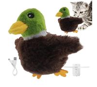 Juguetes Interactivos De Pájaro Para Gatos Aleteo Automático con Hierba