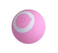 Juguetes interactivos inteligentes para gatos, juguetes automáticos para gatitos y bolas para gatos, resisten las mordeduras, acompañan silenciosamente a las mascotas y alivian el aburrimiento (rosa)