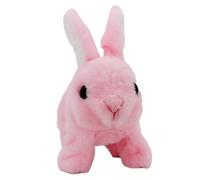 Juguetes Interactivos Para Conejitos: Conejo De Peluche Saltando, Liebre Con Orejas Temblorosas | Mascota Animal Electrónica Animada, Figura De Felpa Realista Que Salta Con Movimientos Temblorosos Par