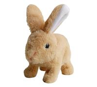 Juguetes Interactivos Para Conejitos: Conejo De Peluche Saltando, Liebre Con Orejas Temblorosas | Mascota Animal Electrónica Animada, Figura De Felpa Realista Que Salta Con Movimientos Temblorosos Par
