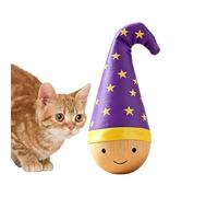 Juguetes Interactivos Para Gatos | Caña Interactiva De Madera Tambaleante Divertida - Juguete Simulador para Gatos | Juego en Interiores y Exteriores, Ejercicio, Caza, Estimulación Mental, Rascado y V
