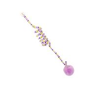 Juguetes Interactivos para Gatos con Puerta Colgante, Columpio para Aliviar el Aburrimiento, para Jugar en Interiores con Fijación de Ventosa para Amantes de los Gatos (Purple)