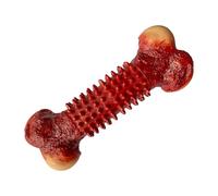 Juguetes interactivos para perros, a prueba de mordidas, con forma de hueso, enriquecimiento de dentición, para mascotas, para patio, parque, interior, exterior, hogar, vacaciones, viajes