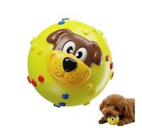Juguetes interactivos para perros | Bolas de rebote chirriantes interactivas | limpiador de dentición para perros pequeños y medianos, interiores y exteriores, hogar, parque, jardín