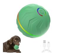 Juguetes interactivos para perros en movimiento, bola rodante activa para perros | Bola de juguete automática para mascotas - Bola de juguete recargable por USB, juguetes de ar