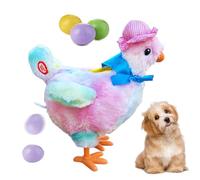 Juguetes Interactivos para Perros | Gallina Electrica Ponedora con Musica Juguete Canino - Dispensador De Comida Divertido con Sonido para Gatos Y Perros Antiaburrimiento