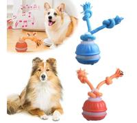 Juguetes interactivos para perros, pelota interactiva inteligente para gatos, bola rodante automática activada por tacto, juguetes masticables duraderos para cachorros para perros pequeños y medianos