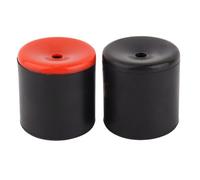 Juguetes lindos - Disclores de sonido de 6 pulgadas | PP Maker - Set 2pcs Red and Black Cover 82G fácil de transportar, perfecto para Halloween -Navidad y juegos de clase