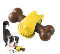 Juguetes masticables agresivos para perros | Mordedor de huesos para masticadores - Alimentador lento calmante interactivo estimulación de masticación enriquecimiento para perros en interiores y