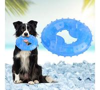 Juguetes masticables congelables de enfriamiento para Perros, Anillos de dentición Juguete de Entrenamiento congelado Divertido Duradero del Ártico TPR para Perros domésticos Juego de Verano