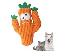Juguetes masticables para gatos, juguete de cactus con hierba gatera, lindo muñeco de peluche con forma de cactus, resistente a los masticables, para estimulación mental, ejercicio calmante