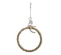 Juguetes masticables para loros, cuerda colorida, perca de madera, juguete para masticar pájaros, juguete reductor aburrido, fácil de jaular, decoración de jaula, juguetes masticables para loros