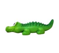 Juguetes Masticables para Perros - Cocodrilo Masticable De Látex Chirriante | Diseño De Cocodrilo Squeaky Dog Toys Limpieza De Dientes | Masticar Látex Perro Cocodrilo