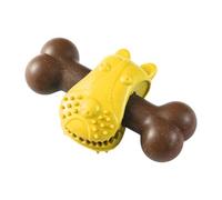 Juguetes masticables para perros, entrenador de masticación de huesos de cachorro, alimentador lento calmante, 5.71 x 3.54 x 1.97 pulgadas, juguete de enriquecimiento interactivo, diseño masticador