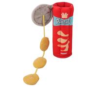 Juguetes Masticables para Perros - Juegos Interactivos Chirriantes y con Forma de Patata Frita | Juguetes de Masticar para Cachorros | para Viaje Playa Parque Hogar Interior Exterior Familia y Amigos