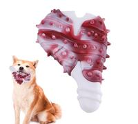 Juguetes masticables para perros - Juguetes interactivos en forma de hueso para dentición de perros, divertido juguete masticable para cachorros pequeños, medianos y grandes