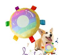 Juguetes masticables para perros | Juguetes masticables de peluche para perros | Juguetes masticables de felpa en forma de tierra, juguetes de peluche para gatos, perros pequeños y medianos y