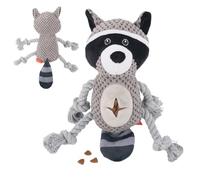 Juguetes masticables para perros | Mordedor chirriante con alimentador de aperitivos, juguetes masticables para perros, para el aburrimiento de cachorros, cuidado de los dientes, jugar al aire libre e