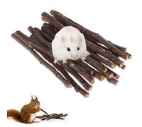 Juguetes Masticar para Hámster,Palos Masticables Madera Manzana,Animales Pequeños Juguetes para Masticar,Juguetes Molares Naturales,Rama Manzana Molar,Juguetes para Conejos Conejos Hámster (12pcs)