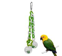 Juguetes Masticar para Pájaros - Juego De Jaula De Masticar Con Perla De Colores Brillante,Juguetes Dedicados A Loros Gris África | Destinado A Cacatúas Calopsitas Conures Pollos Guacamayos Cuáqueros