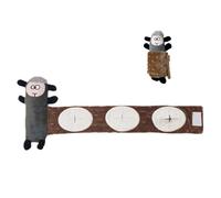 Juguetes Masticar para Perros,Juguetes De Investigación De Alimentos Con Chillón - Peluche Masticar Nutrición Juego Interactivo Lavable Estimulación Mental Cachorros Y Seniors