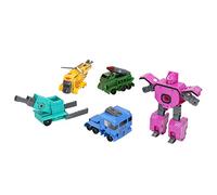 Juguetes Matemáticos de Number Bots, Modelo de Coche de Aprendizaje Digital Que Transforma los Juguetes del Robot del Número para los Niños Pequeños para el Hogar (5-9)