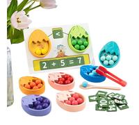 Juguetes Matemáticos Infantiles Juego de aprendizaje con pinzas y cuentas