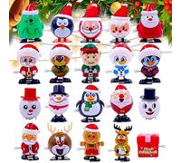 Juguetes mecánicos de Navidad - Conjunto De Personajes De Vacaciones Para El Entretenimiento Infantil | Juguetes Durables Y Coloridos Con Temas Festivos Perfecto para Medias De Navidad, F