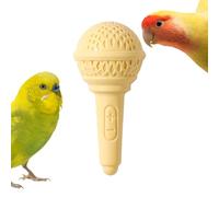 Juguetes - Micrófono Sonajero de, para Guacamayos, Estimulación Espiritual y Prevención del Aburrimiento para Cacatúas Y Pinzones con Entrenamiento en Jaula