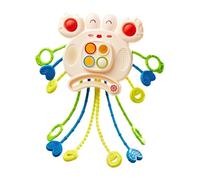 Juguetes montesori para bebés - Apoyo al Desarrollo sensorial, Entrenamiento de la motricidad Fina con cordón para Tirar | Juguete Educativo temprano con Motivo de para desarrollar la flexib