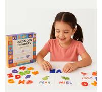 Juguetes Montessori Bilingüe - 50 Tarjetas Ingles-Español para Niños 3-8 Años | Juegos Educativos Montessori Aprender a Leer y Vocabulario Stem | Regalo Infantil Niños Niñas