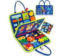 Juguetes Montessori de la junta ocupada de Exorany para 1 2 3 3 aos Boys & Girls Gifts Juguetes sensoriales para nios pequeos 1-3 Autism Education