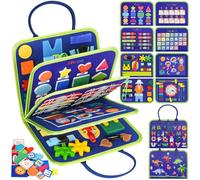 Juguetes Montessori y libros ocupados para niños pequeños, actividades educativas silenciosas para niños, juguetes de viaje para avión y coche, regalos para niñas y niños