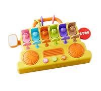 Juguetes Musicales - Aprender Piano y Batería Didáctico - Diseño Autobús Teclado Electrónico + Kit Batería,para Preescolar Viajes Navidad Cumpleaños Niños Y Niñas