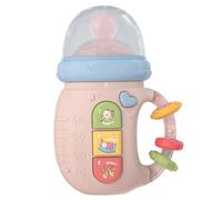 Juguetes Musicales para bebés, sonajero Iluminado y biberón mordedor con Sonidos bilingües, Juguete Educativo multimodo para recién Nacidos de 0 a 12 Meses, Juguetes Musicales para bebés de 0 a 6 Mes