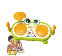 Juguetes Musicales para Bebés | Tambores Infantiles para Niños de 1 a 3 Años | Juego De Percusión con Diseño De Rana Iluminada para Actividades Divertidas En Casa Niños Y Niñas