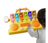 Juguetes musicales para niños | Juguetes educativos con piano y tambor, diseño de autobús Instrumentos musicales para niños - Para viajes, cumpleaños, Navidad niña