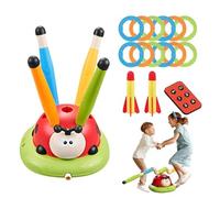 Juguetes Musicales para Saltar: lanzacohetes de Lanzamiento pisando Fuerte | Toss Ring Game Toys, Juguete para niños, Juguete para Saltar para niños pequeños, Lanzadores de Cohetes, Equipo de Ejercic