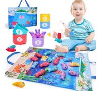 Juguetes Niños 3 4 Años, Juego Pescar Peces Montessori 3 Años Juguetes Bebes Regalo Niños 3-5 Años Brinquedos Bebe 3 Años Juguetes Niña Niño 3-5 Años Regalos Cumpleaños Navidad Juego Educativos