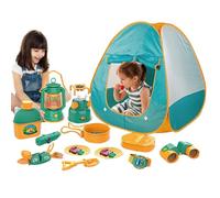 Juguetes Para Acampar - Juego Emergente De 12,6 Pulgadas | Tienda De Campaña Juego De Equipo De Estufa De Fuego Simulada Para Mayores De 3 Años Relación Entre Padres E Hijos Cooperación Habil