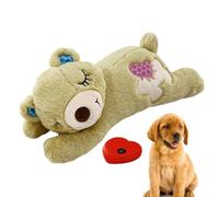 Juguetes Para Aliviar La Ansiedad En Perros Con Verdadera Sensación Del Latido Del Corazón - Compañero De Oso De Peluche Lavable Para Cachorros Al Adaptar Su Nuevo Hogar | Ayuda Conductual Contra Los