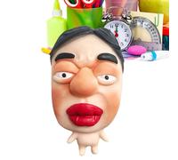 Juguetes para Apretar - Caucho Termoplástico 9x16 Cm | Artefacto del Estrés Forma Cara Grande FEA | Juguete Antiestrés Entretenido | para Adolescentes Adultos Estudiantes Viajeros Profesionales