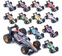 Juguetes para Automóviles F1 12 Piezas Coche de Carrera F1 Vehículo Juguete Metálico Colección Artesanía Juguete Decorativo Regalos de Cumpleaños para Niños
