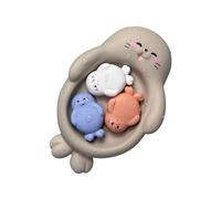 Juguetes para Baño - 4 Piezas Juegos Flotantes Para Piscina | Actividades De Aprendizaje Temprano Con Formas De Animales Para Niños Y Niñas A partir de 18 Meses