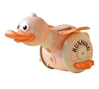 Juguetes Para Bebés Arrastrándose | Juego De Juego Luminoso Giratorio,Iluminando Pato Musical | Para Interior Hogar Rutina Aprendizaje Educación Familiar Desarrollo Tiempo De Juego Compromiso