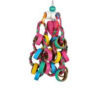 Juguetes para becquer para pájaros, juguete de escalada y juego ornamento para periquitos e inseparables | Juguetes para masticar para loros - Para periquitos inseparables Guacamayos de casa interior
