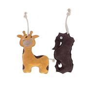 Juguetes para caballos | Empleo contra el aburrimiento de ante con relleno de fibra de coco | para colgar cebra, zorro, jirafa, caballito de mar, caballo (jiraf caballito de mar)