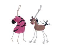Juguetes para caballos | Empleo contra el aburrimiento de ante con relleno de fibra de coco | para colgar cebra, zorro, jirafa, caballito de mar, caballo (cebr caballo)