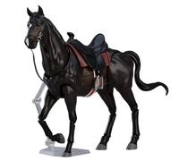 Juguetes para caballos, figuras de caballos con silla de montar, cabestro y cuerda de plomo, estatua articulada de 8 x 5 con articulación móvil, juguete realista y apto para bricolaje para entusiasta